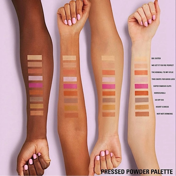 Kylie Cosmetics Kendall Pressed Powder Palette Matte Eyeshadow Face Powders - Picture 2 of 6